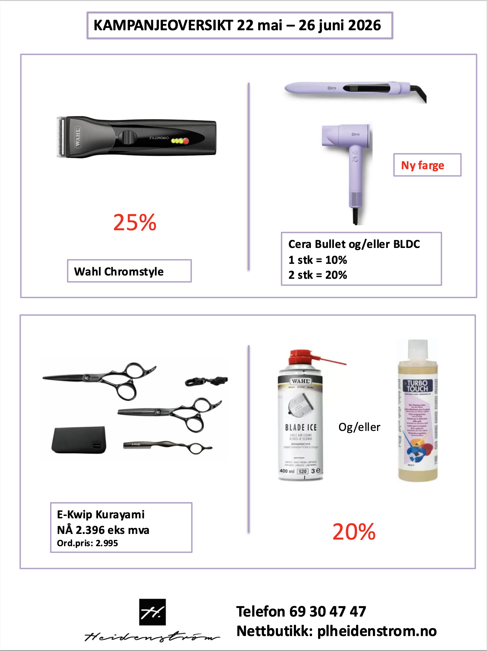 Kampanje Oversikt 22 Mai - 26 Juni