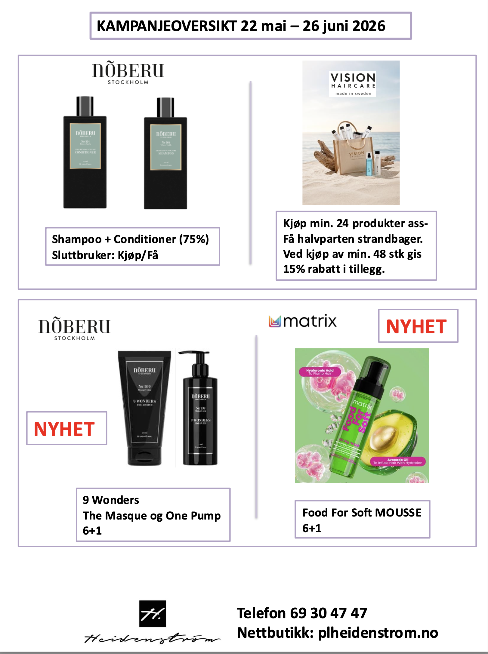 Kampanje Oversikt 22 mai - 26 juni