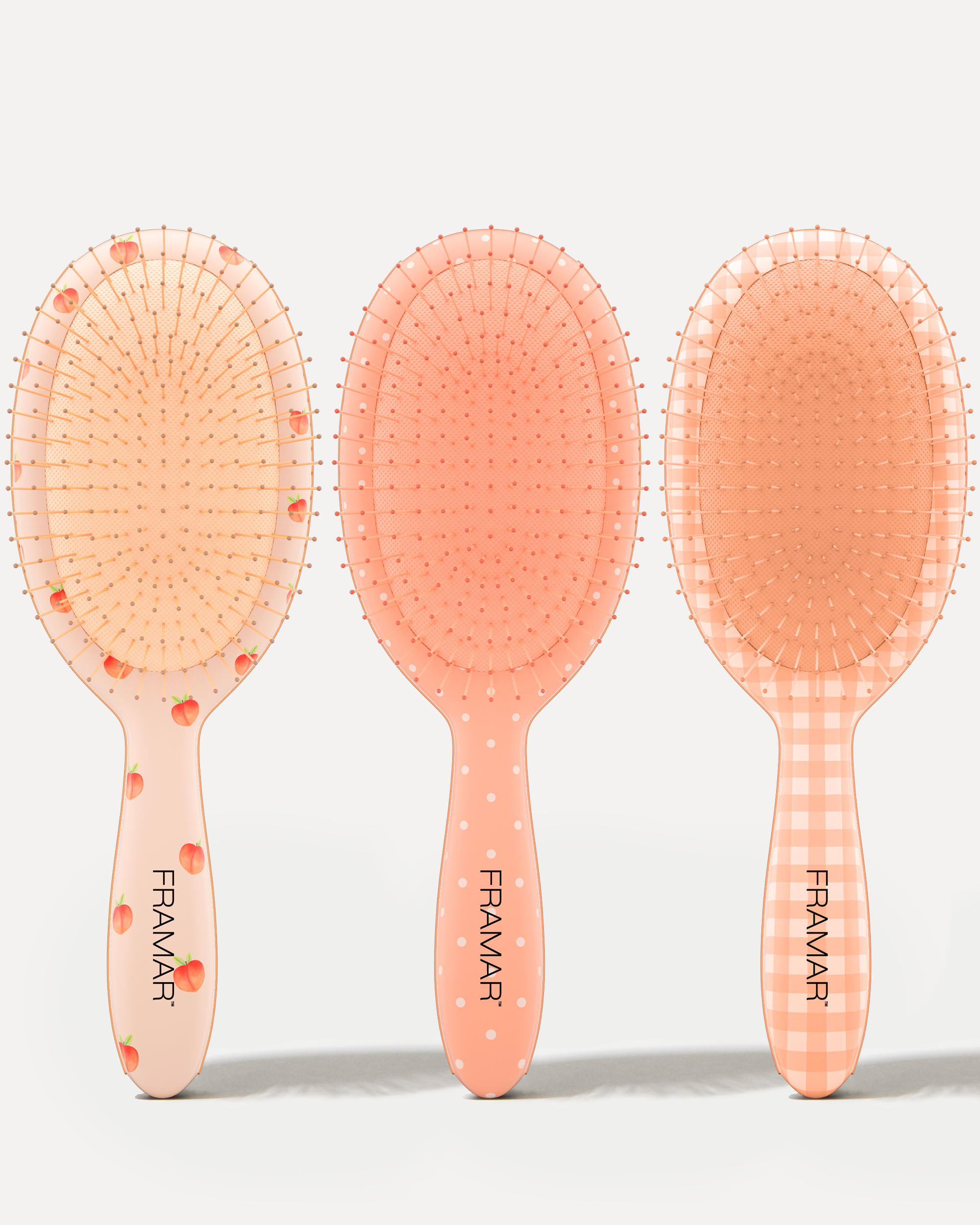 Framar Detangle Brush-Peach Please Display - Bilde 2